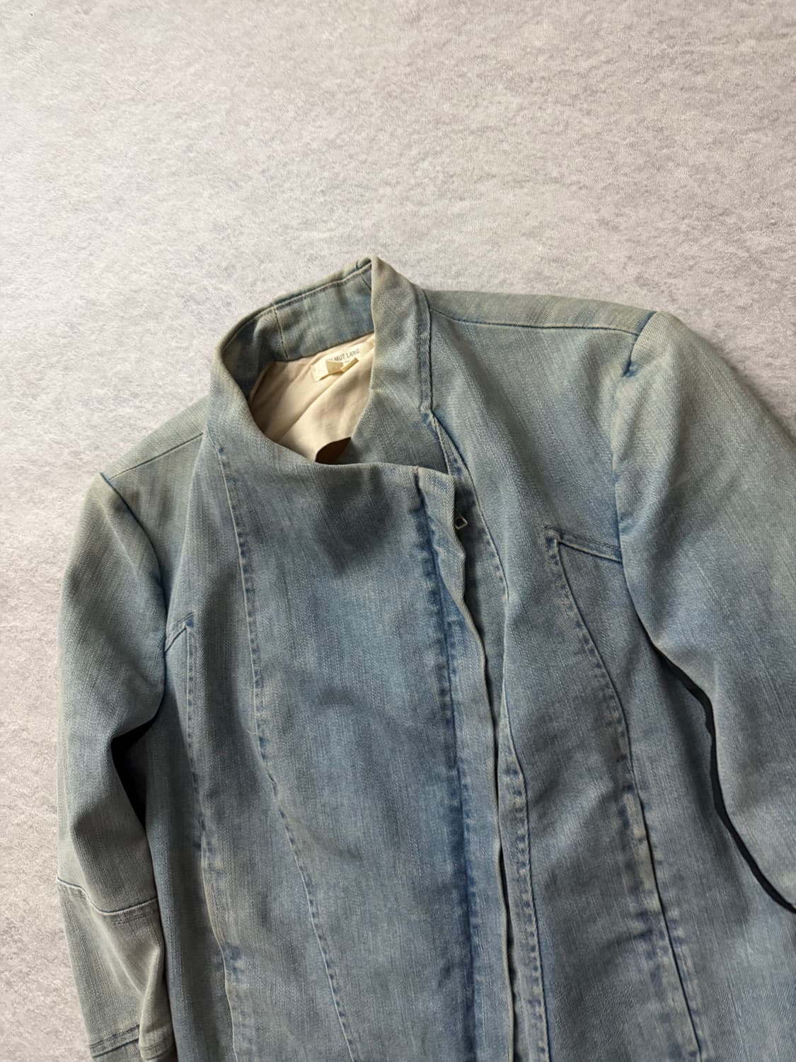 헬무트랭 비대칭 데님라이더자켓  상품이미지4