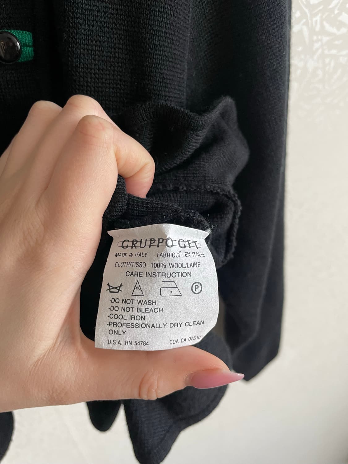 Made in italy 울 빈티지 카디건 상품이미지6