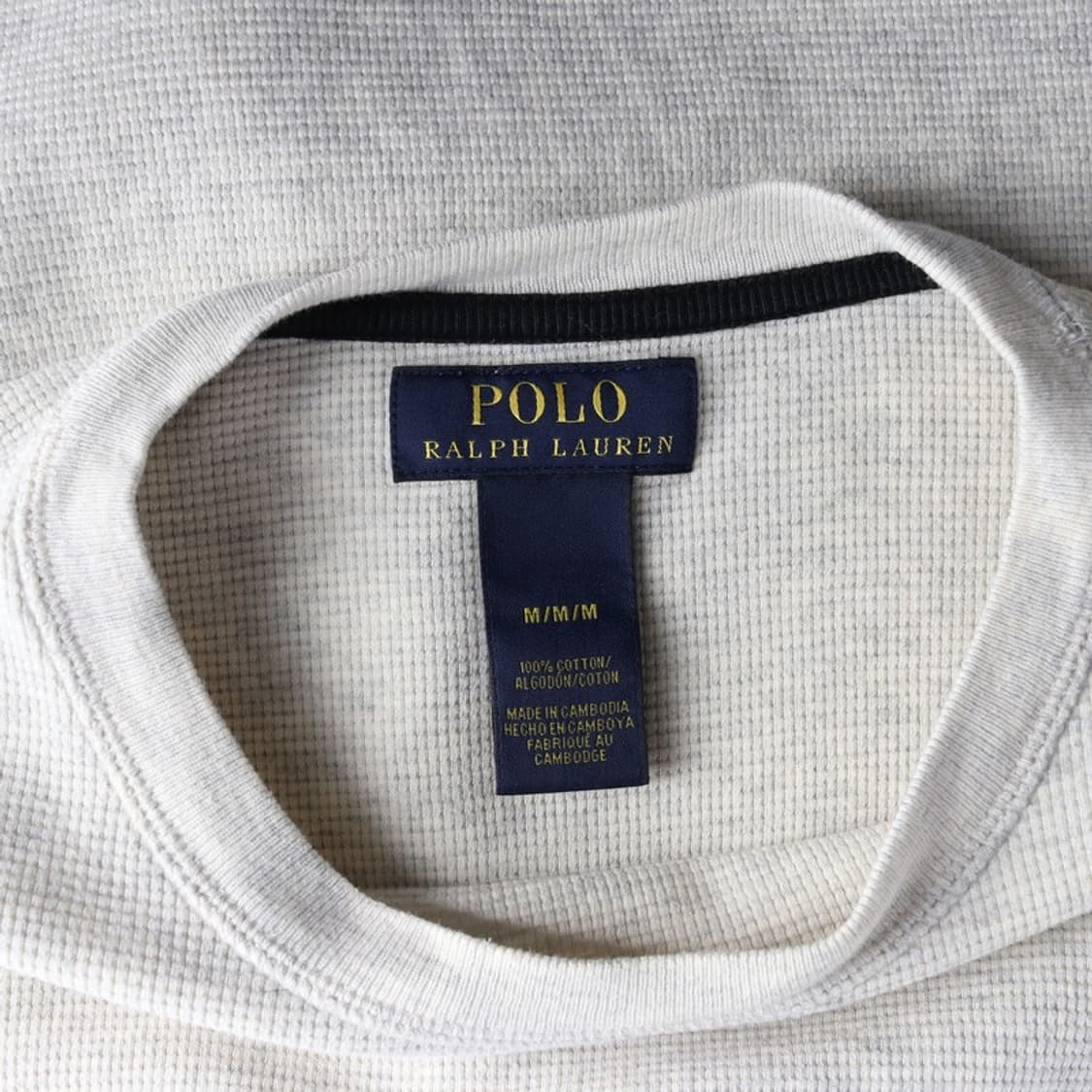 폴로 랄프 로렌 와플 롱슬리브 M 상품이미지5