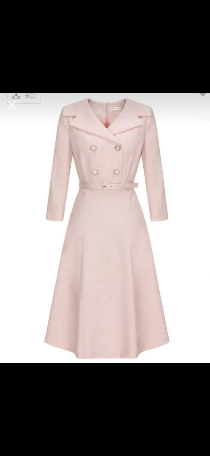 잇미샤 벨티드 페미닌 원피스 55사이즈 상품이미지4