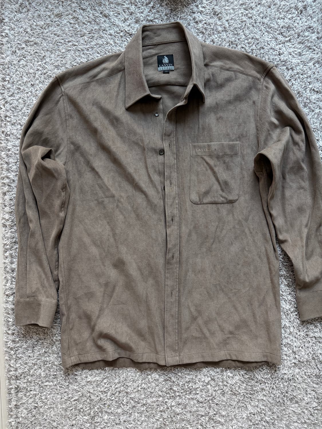 랑방 울셔츠 (스웨이드느낌남) 105 상품이미지1