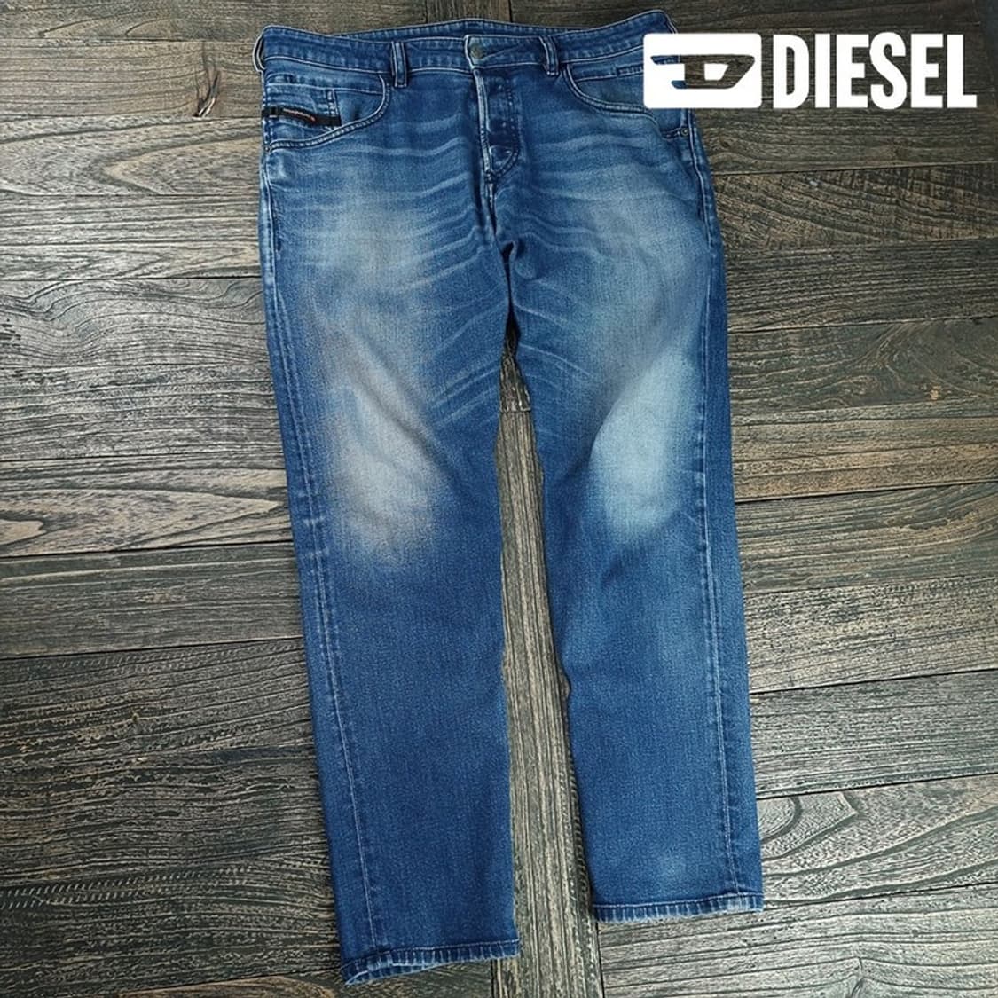 [디젤] 빈티지 워시드 슬림핏 데님 팬츠 청바지 P01620 상품이미지1