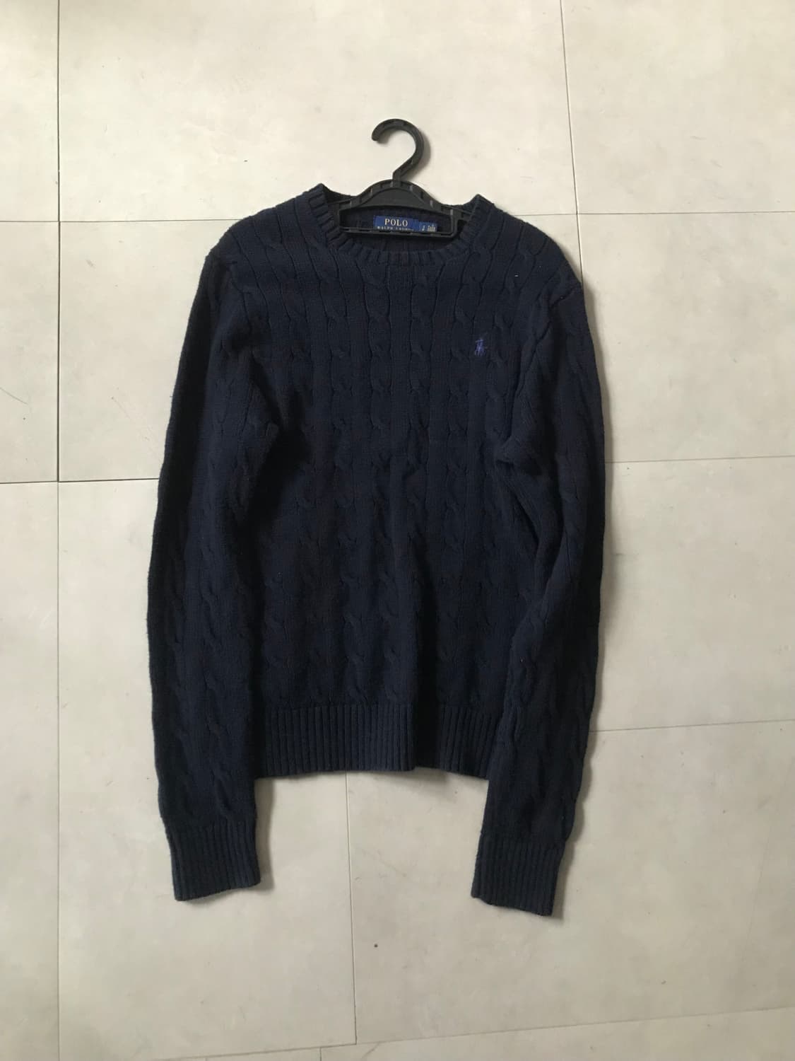 폴로 네이비 케이블 니트 상품이미지8