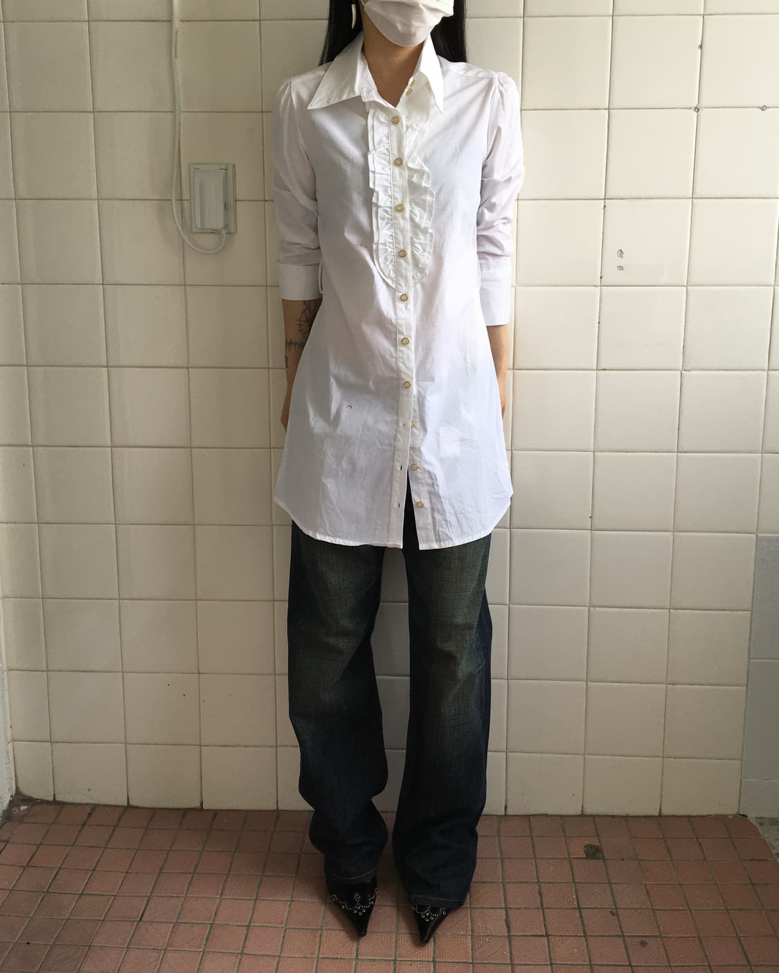 Frill point shirtFrill point shirt 상품이미지1