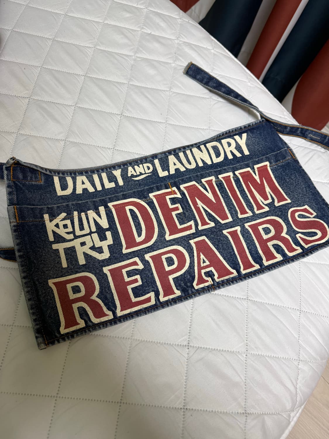 캐피탈 데님 에이프런 상품이미지1