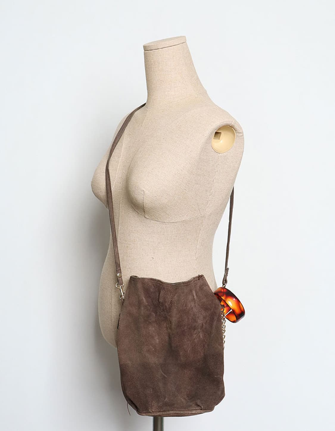  Non Suede Leather Bucket Bag 상품이미지1
