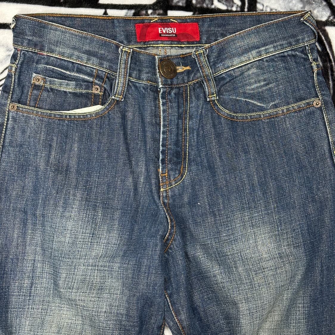 EVISU 에비수 사자 자수 팬츠 상품이미지4