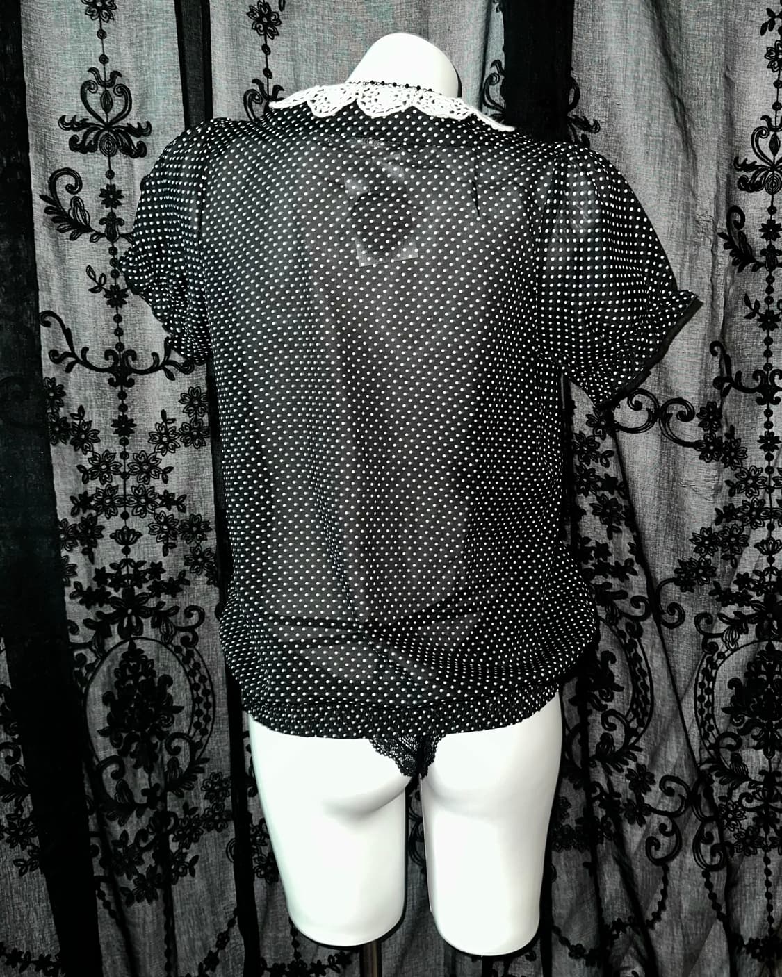 black dot lovely blouse 상품이미지2