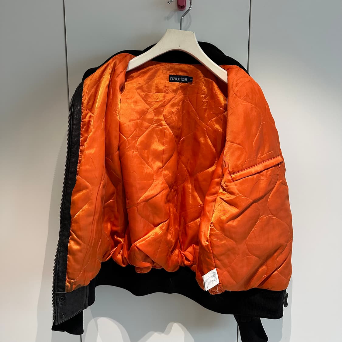 노티카 레더패널 봄버 상품이미지7