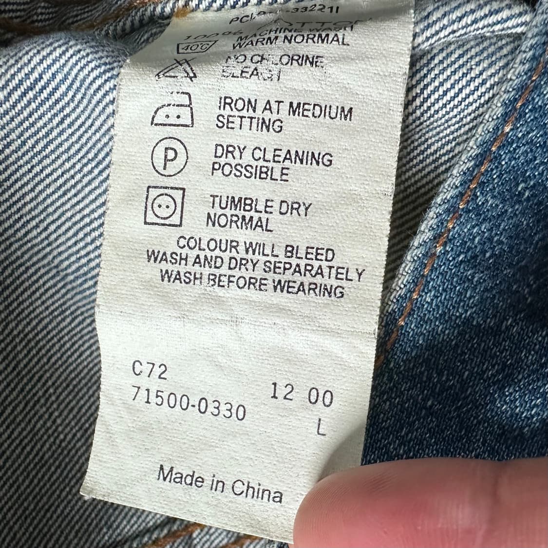 리바이스 워싱 데님 자켓   상품이미지7