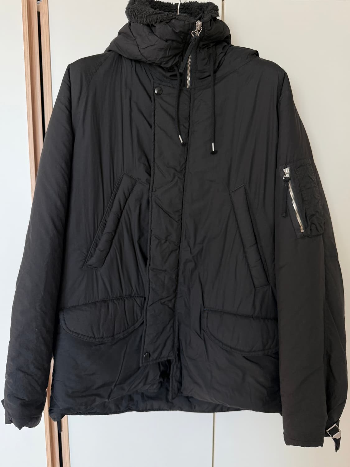 L) YSTRDYS TMRRW 예스터데이 투모로우 밀리터리 패딩 파카 상품이미지2