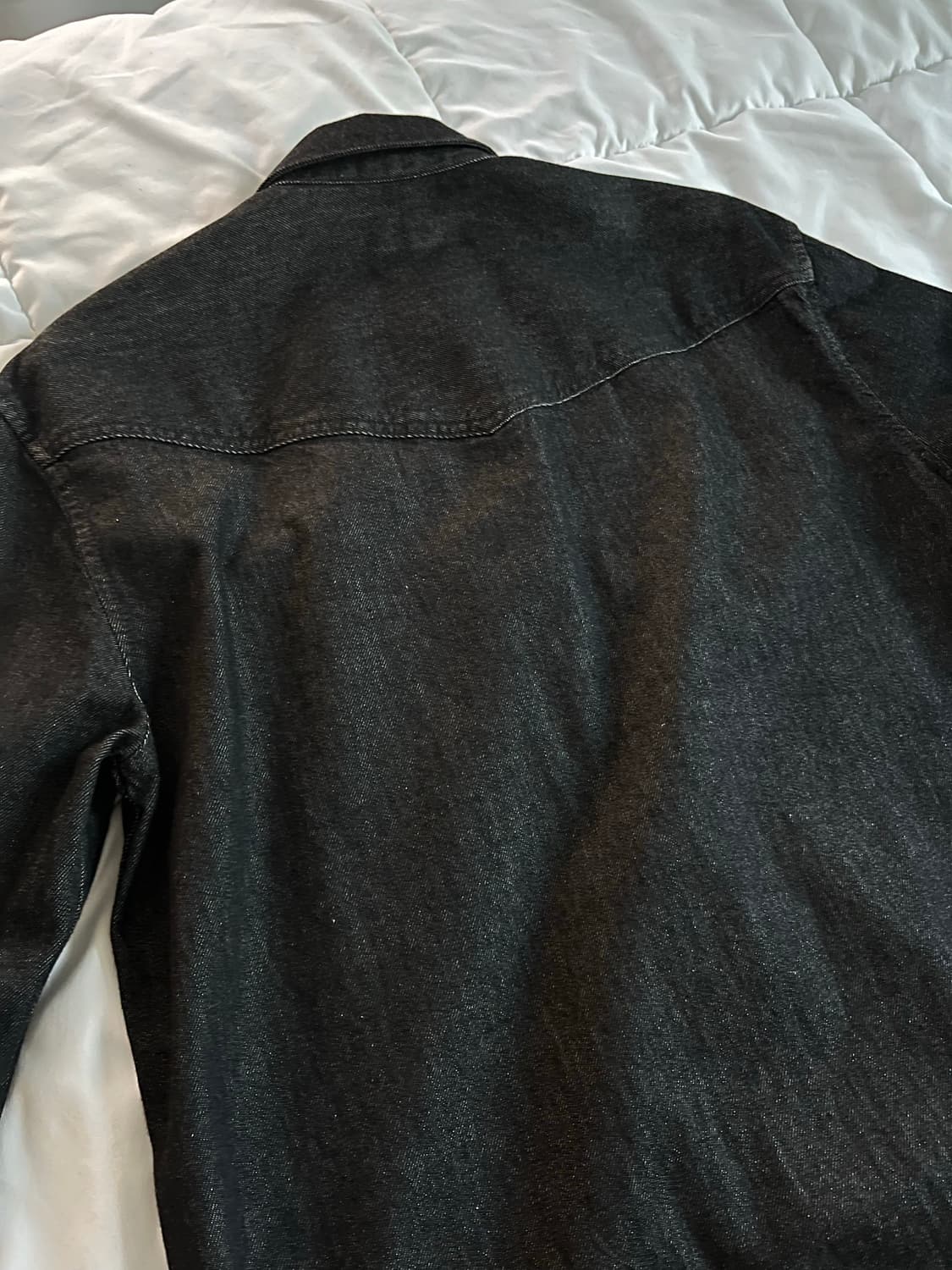 디젤 D 오션 웨스턴 셔츠 - 블랙:다크 그레이 M 상품이미지3