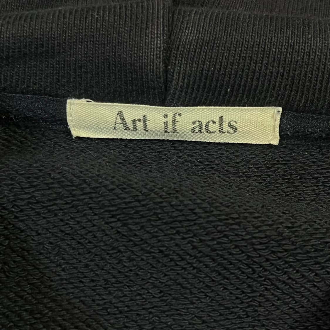 아트 이프 액츠 워시드 헤비 후드 집업 상품이미지3