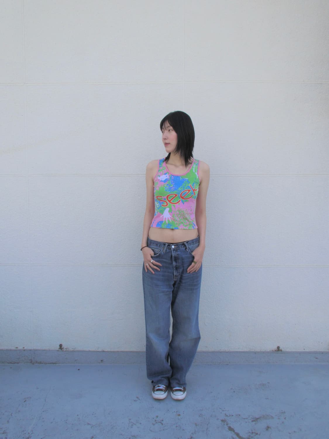 Crane Gentil seek character sleeveless 상품이미지4