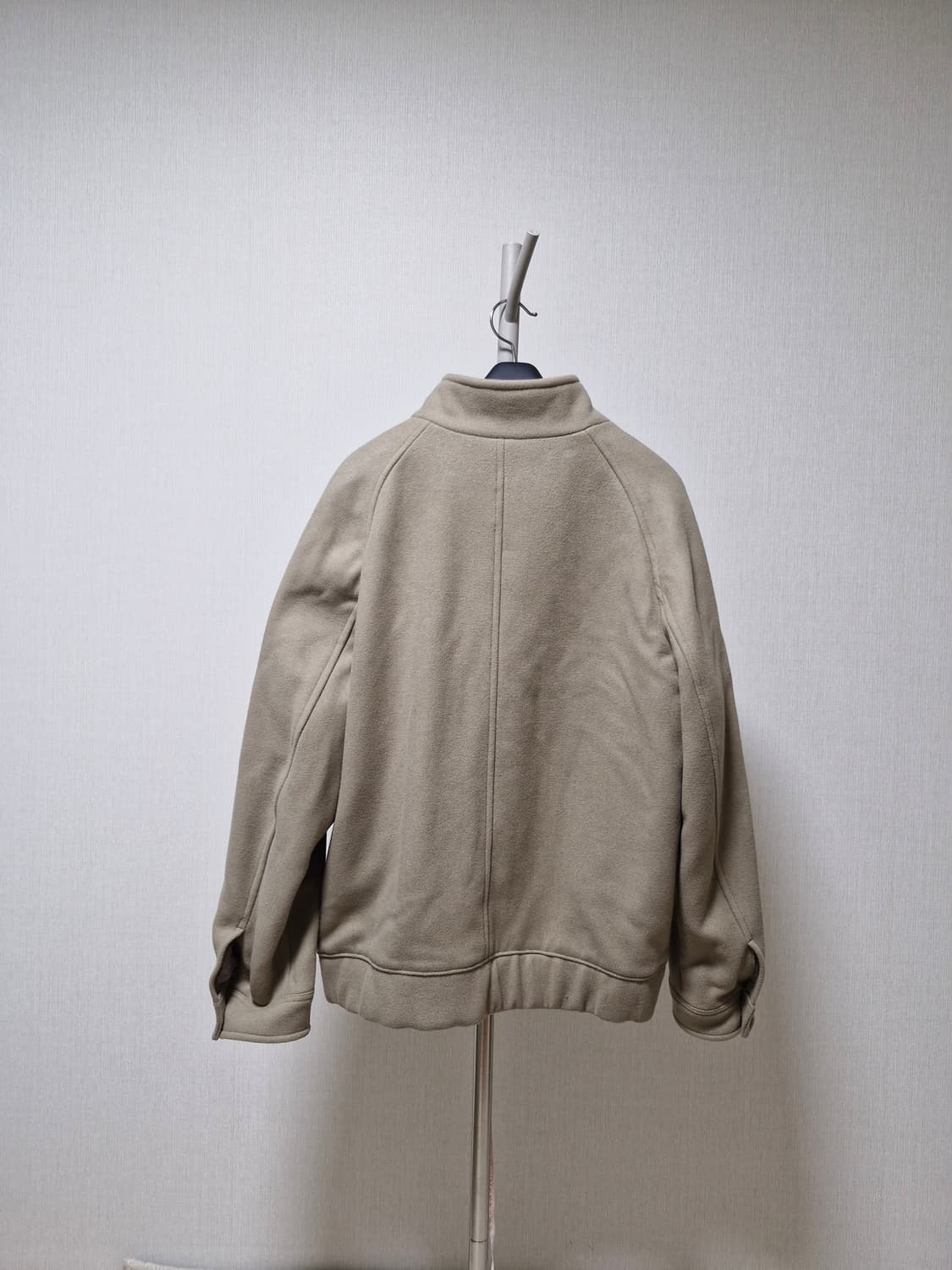 지오지아 베이지색 집업 블루종 자켓 105 상품이미지2