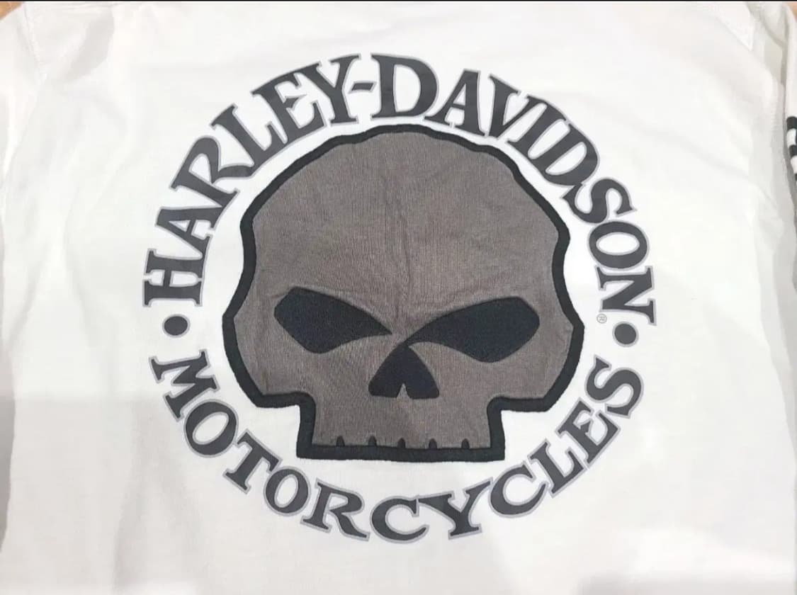 할리데이비슨 스컬 긴팔티셔츠 상품이미지4