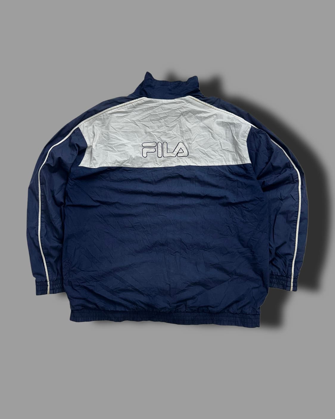 휠라 빅로고 배색 바람막이 L 상품이미지5