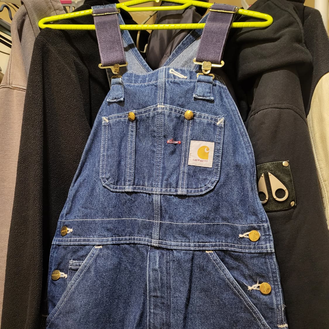 칼하트 R08 데님 오버롤 30x32 상품이미지2