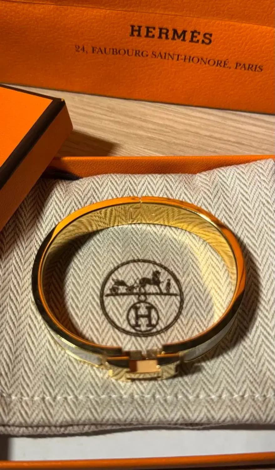 에르메스 클릭아슈 브레이슬릿 골드 팔찌 상품이미지2