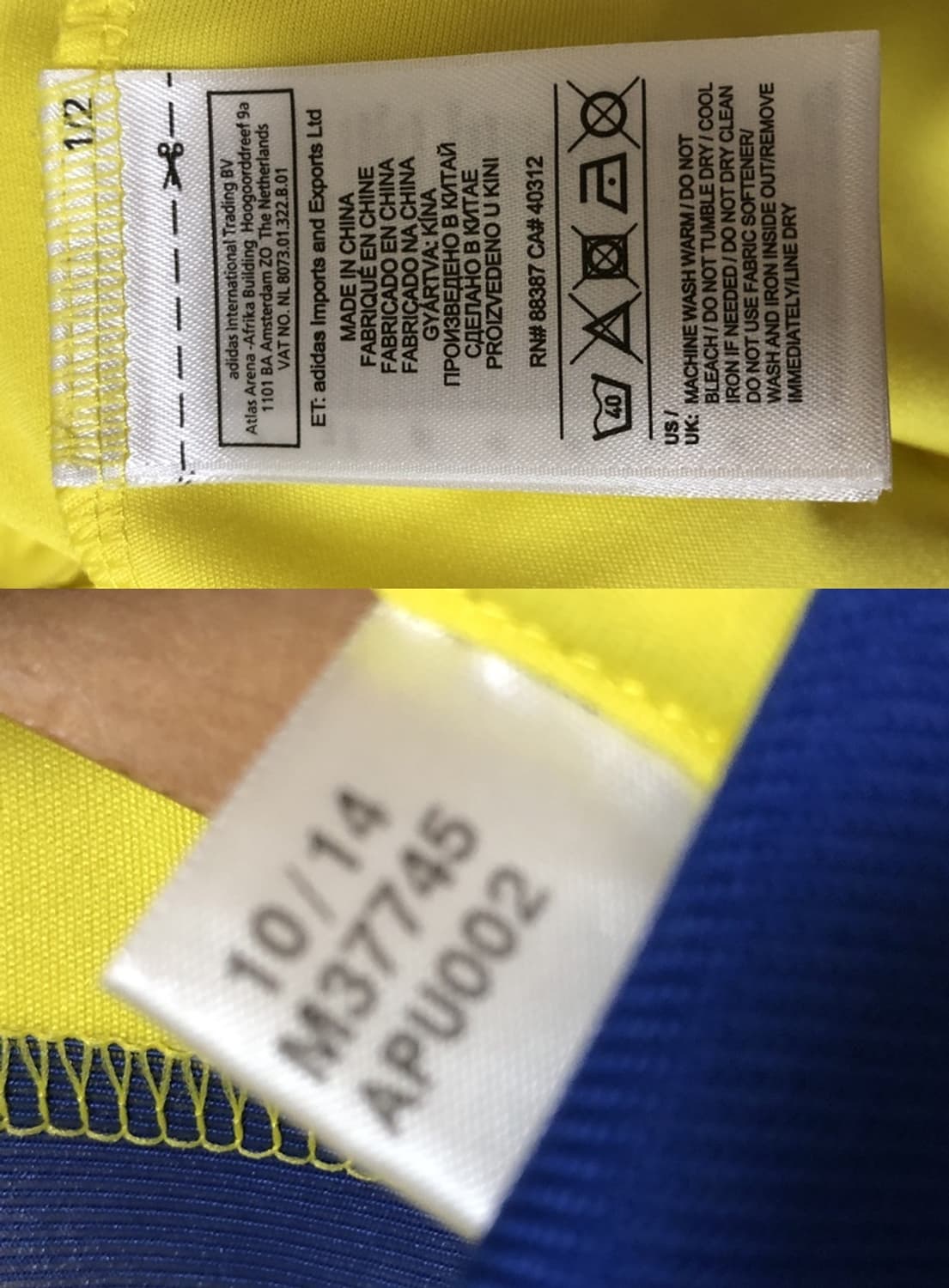 아디다스 14-15 첼시FC 어웨이유니폼/져지 M(해외) 상품이미지7