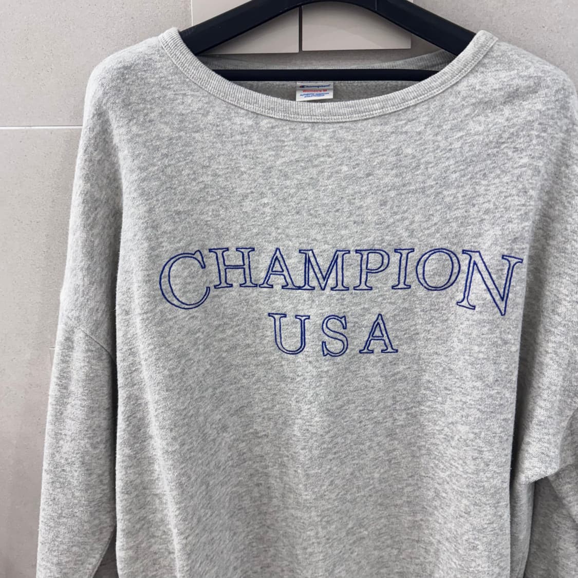 챔피온 USA 그레이 맨투맨 상품이미지3