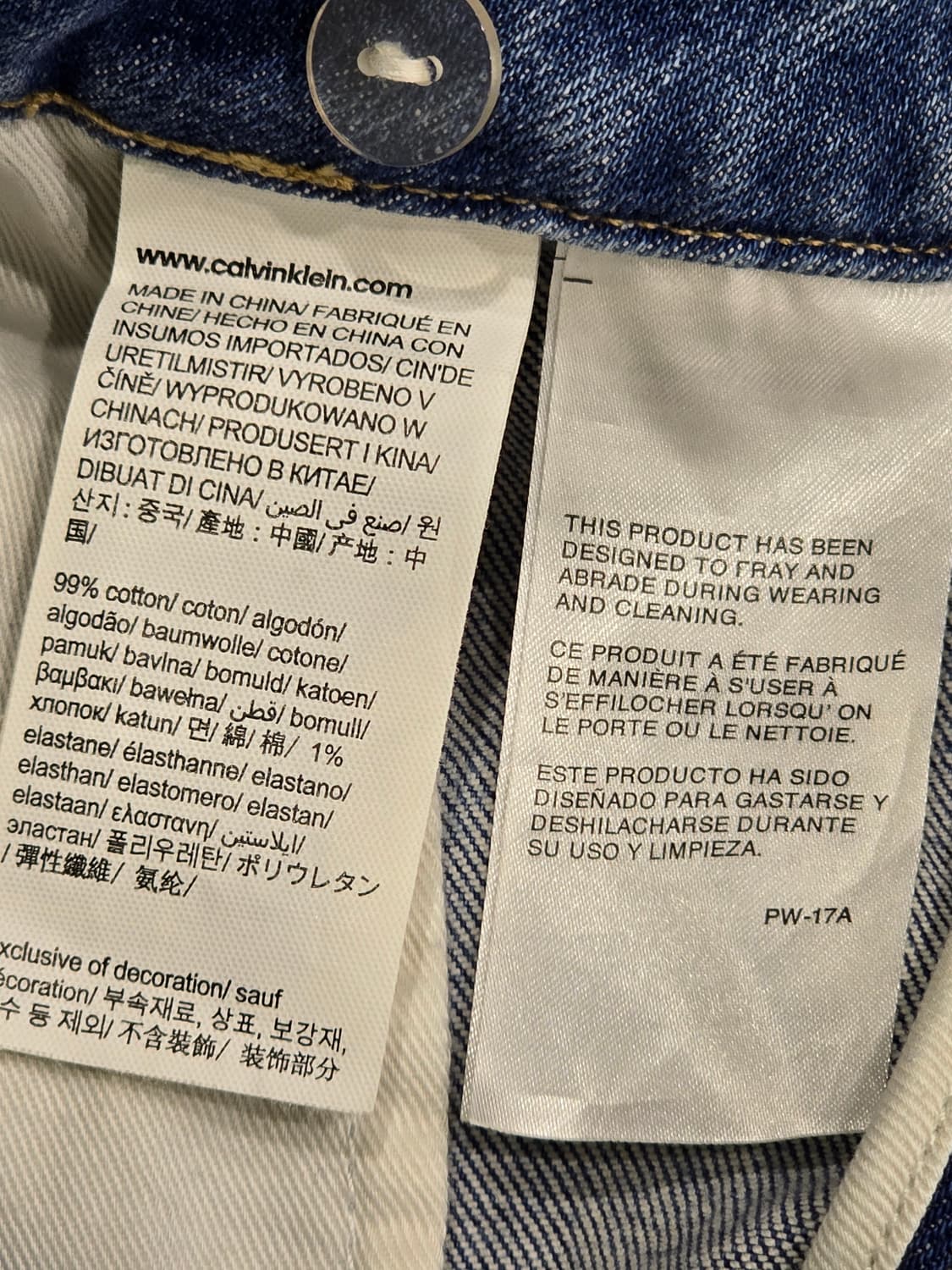 캘빈클라인 데님 스커트 청치마 상품이미지9