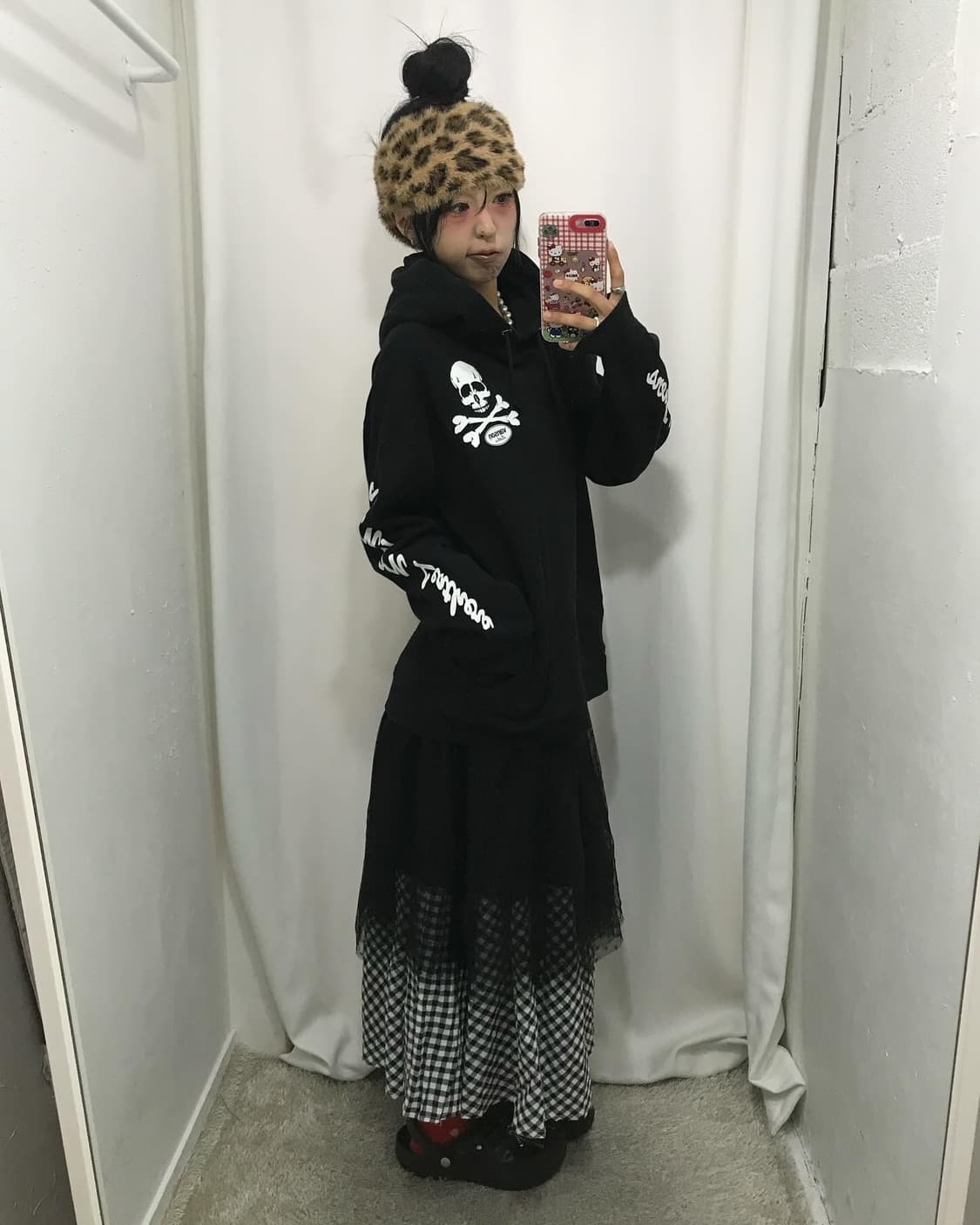 Vanson Skull Logo Hoodie 상품이미지3