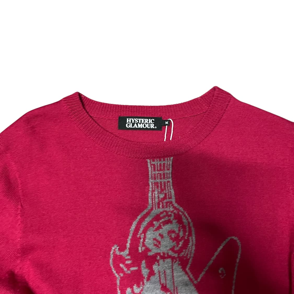 히스테릭 글래머 히스기타걸 핑크 니트 상품이미지3