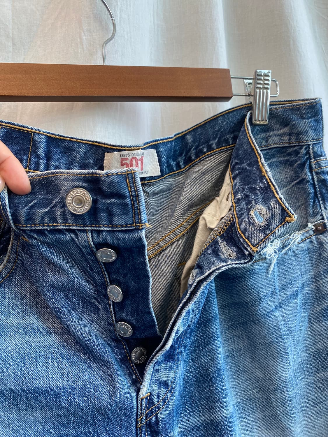LEVI'S 501 카프리 데님팬츠(31) 상품이미지4