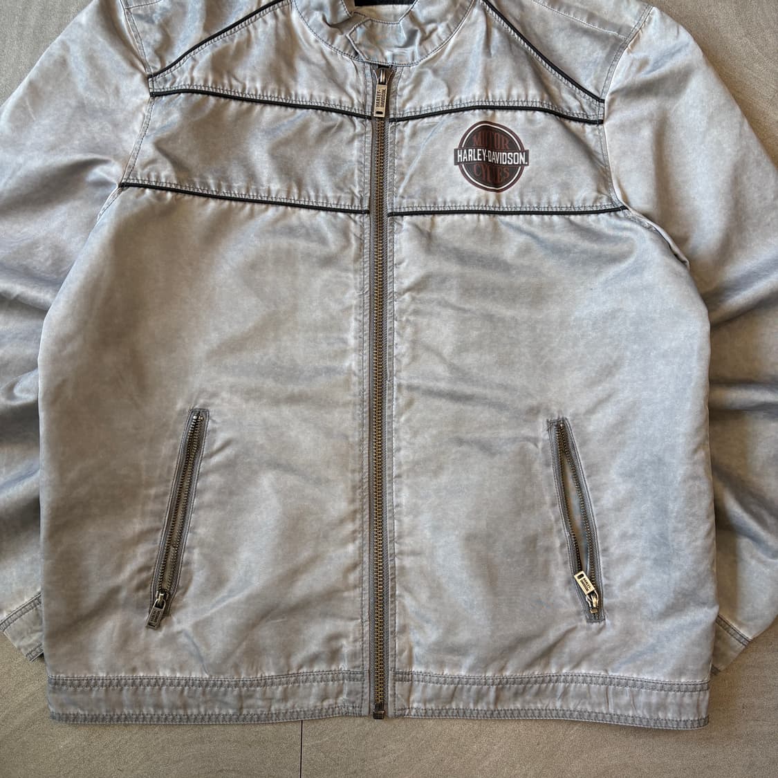할리데이비슨 그레이 바람막이 자켓 상품이미지4