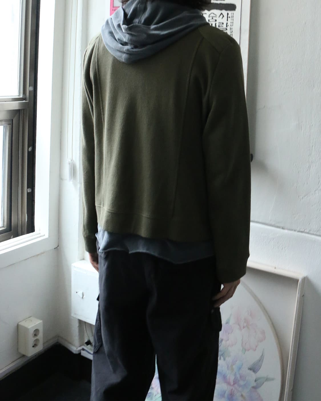 로렌 랄프로렌 카키 라이더 자켓 상품이미지3