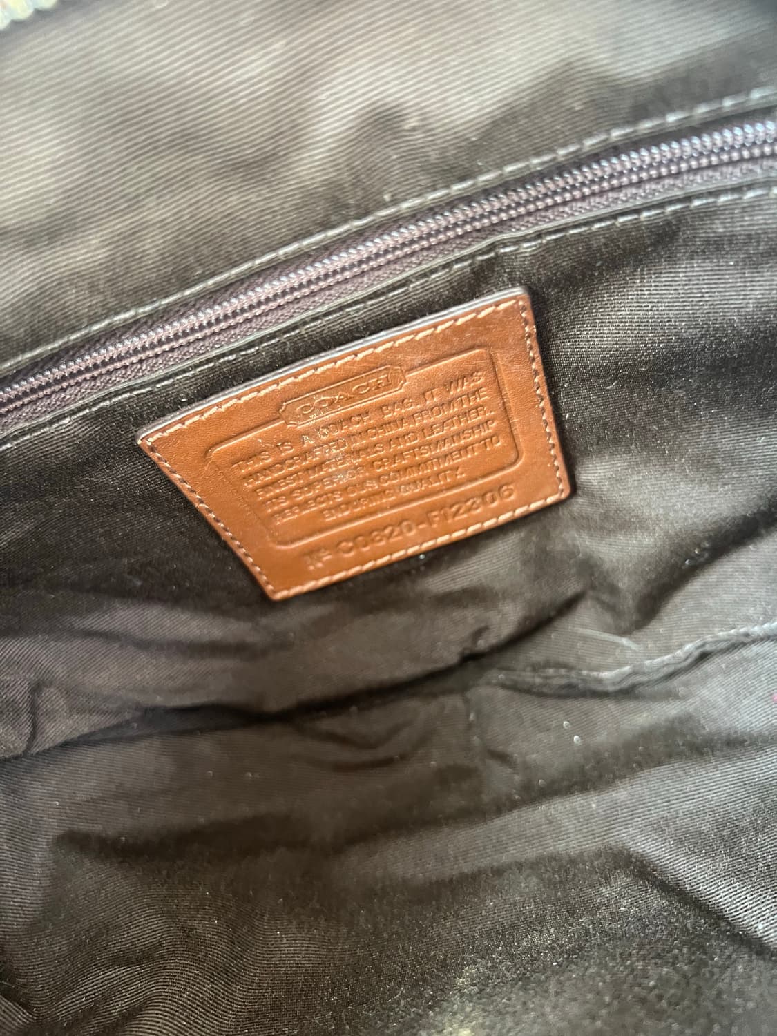 코치 자카드 숄더백 Y2K 상품이미지8