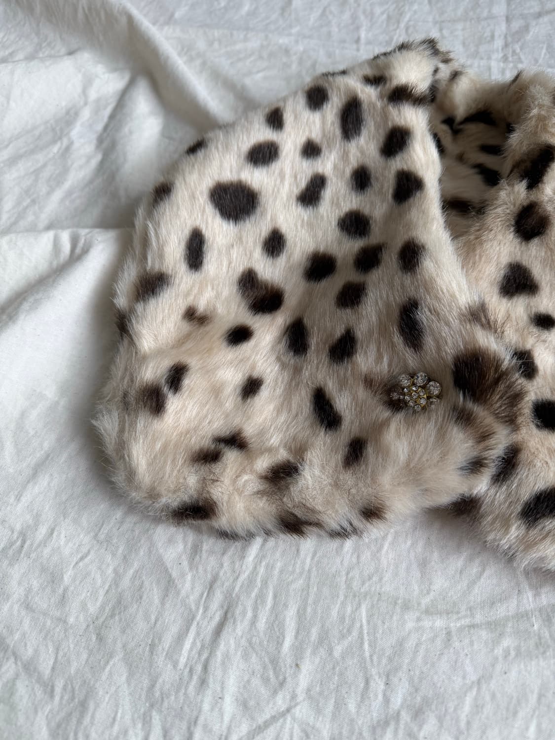 라떼갸루 호피 퍼 카라  상품이미지2