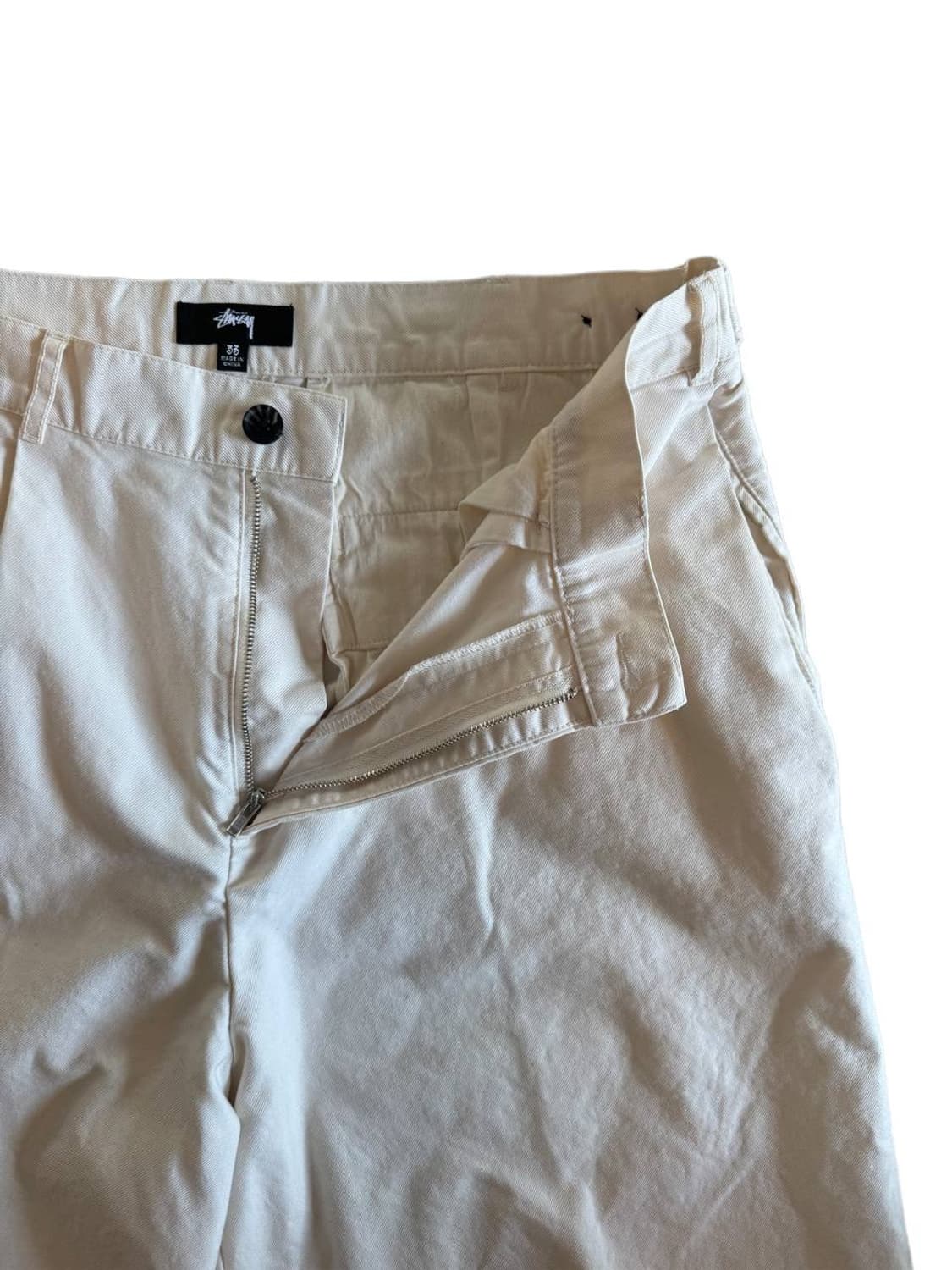 Stussy two pleats chino pants white (34) 상품이미지3