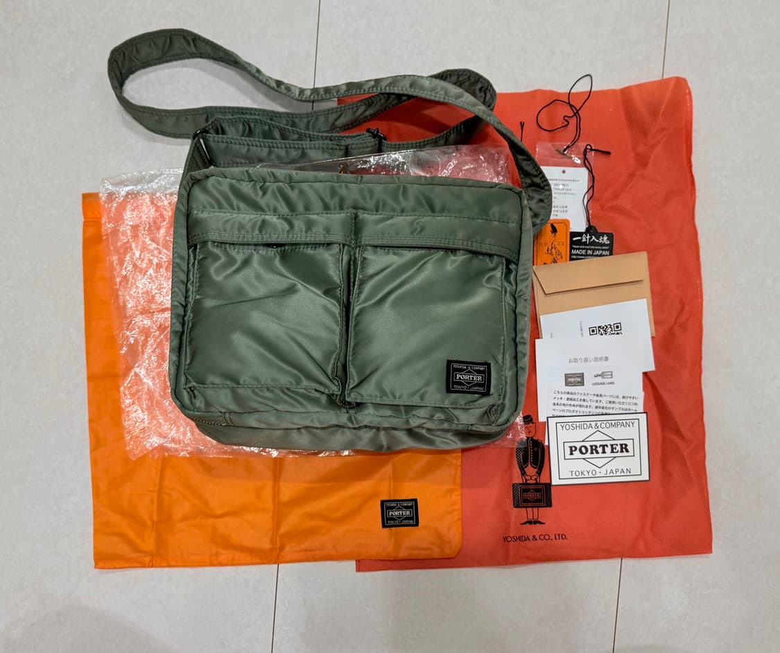 포터 요시다포터 porter 탱커 숄더백 라지 [L] 세이지 그린 상품이미지1