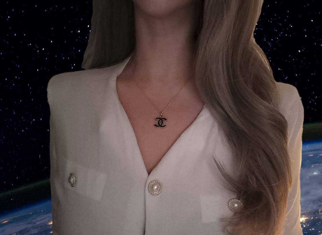 [chanel] 샤넬 빈티지 정품 참단추 업사이클링 목걸이 상품이미지4