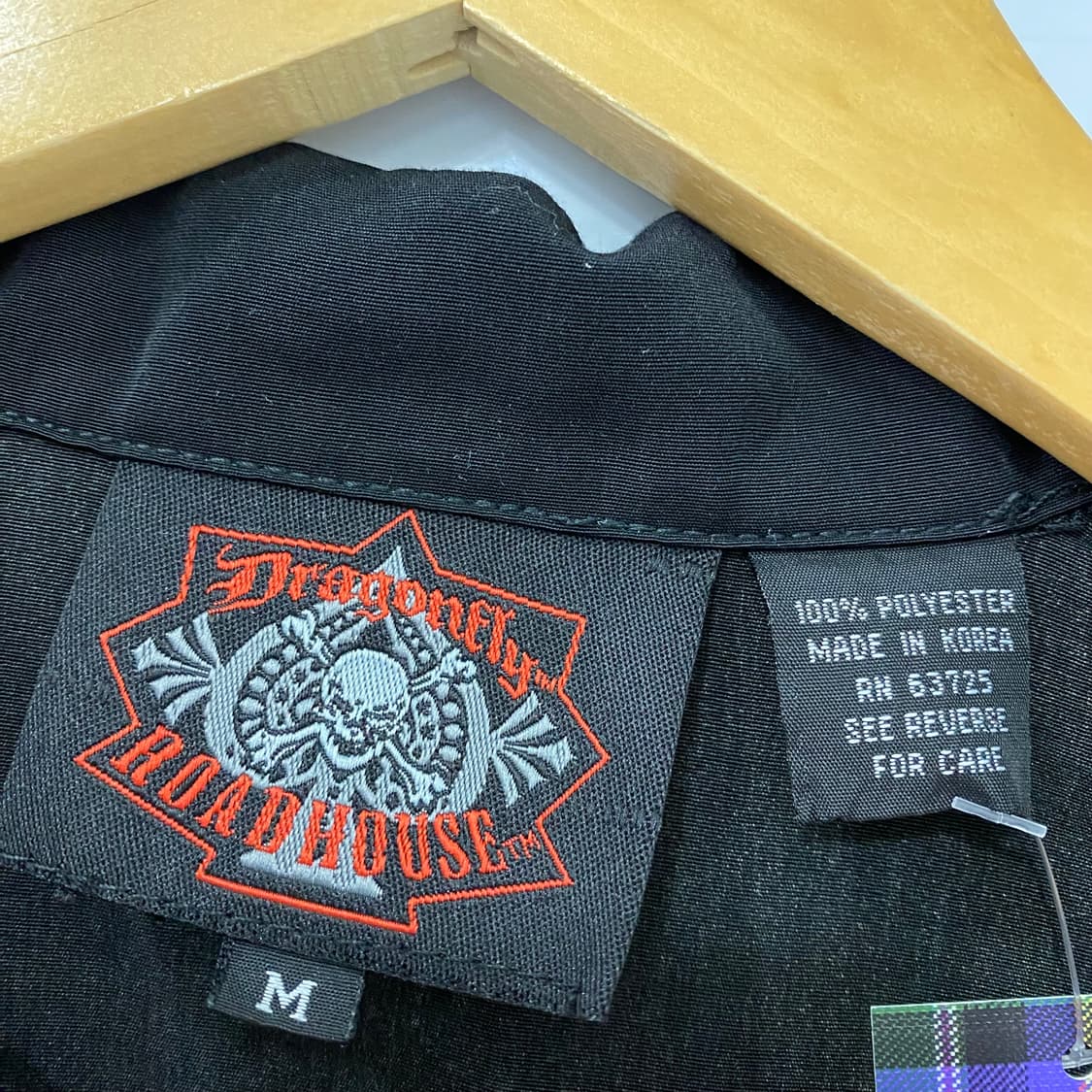  드래곤플라이스 로드하우스 스컬 빅로고 반팔셔츠(M) 상품이미지5