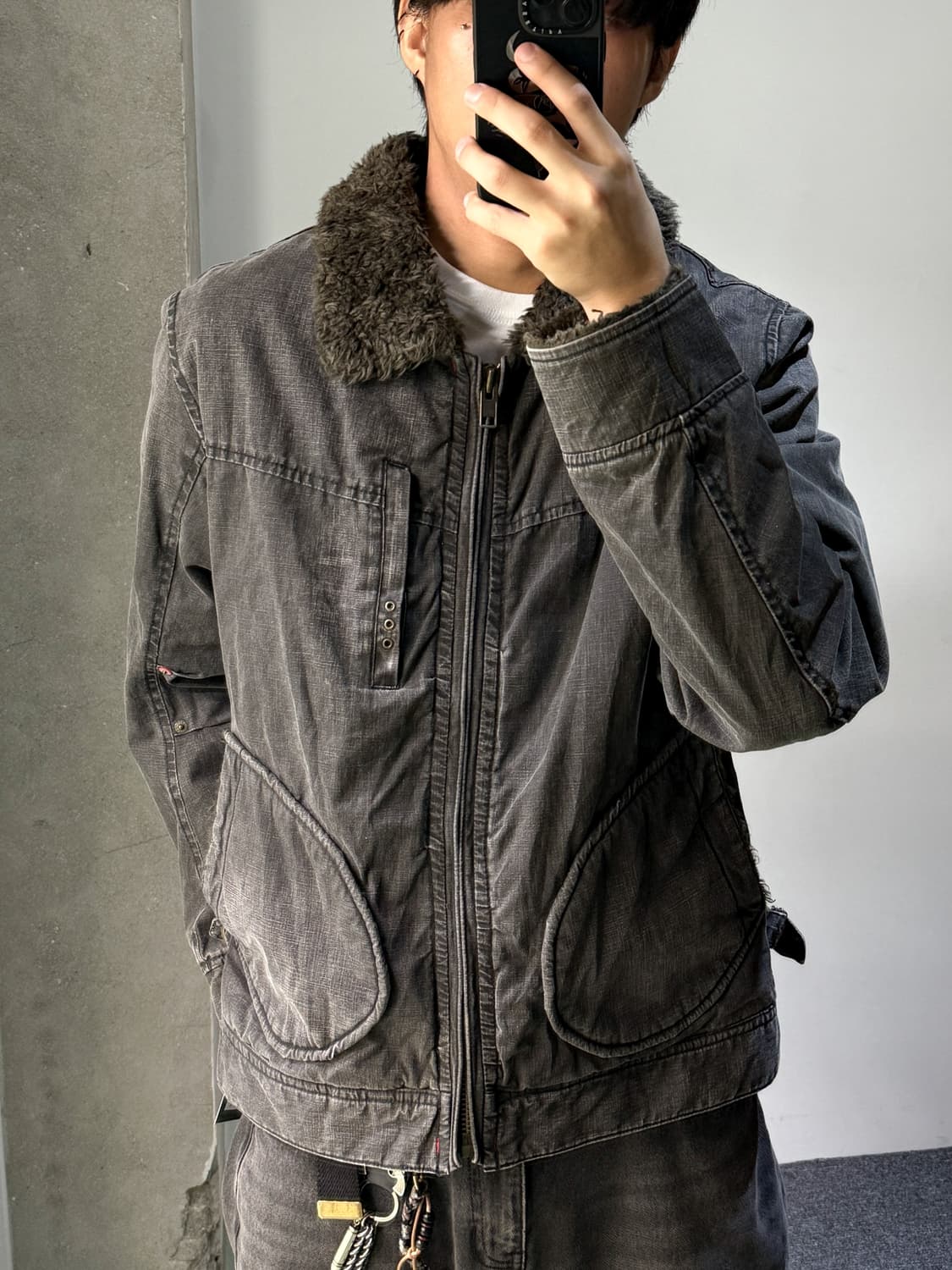 볼 퍼카라 워시드 자켓 상품이미지1