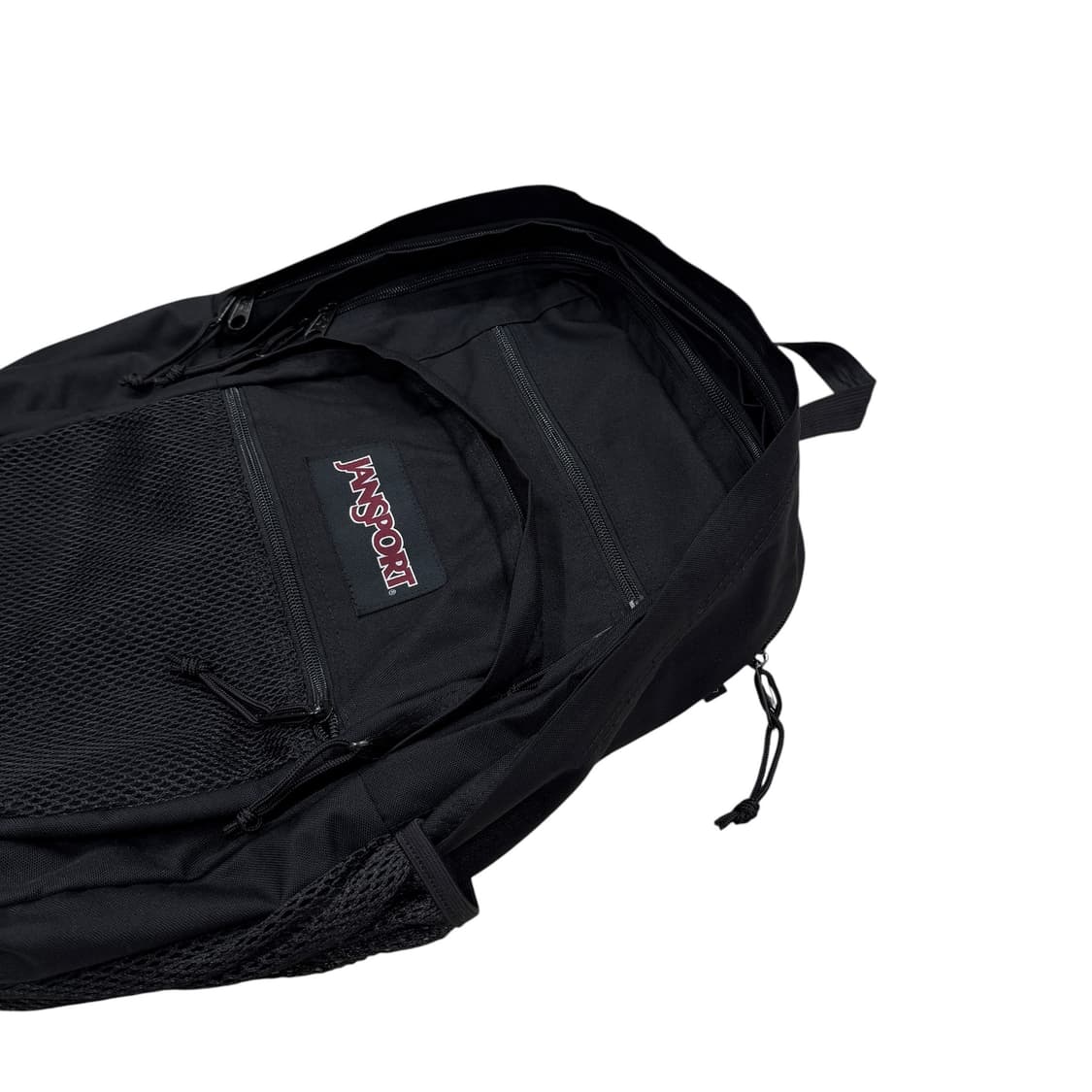 잔스포츠 빈티지 빅캠퍼스 메쉬 포켓 블랙 백팩 가방 상품이미지2