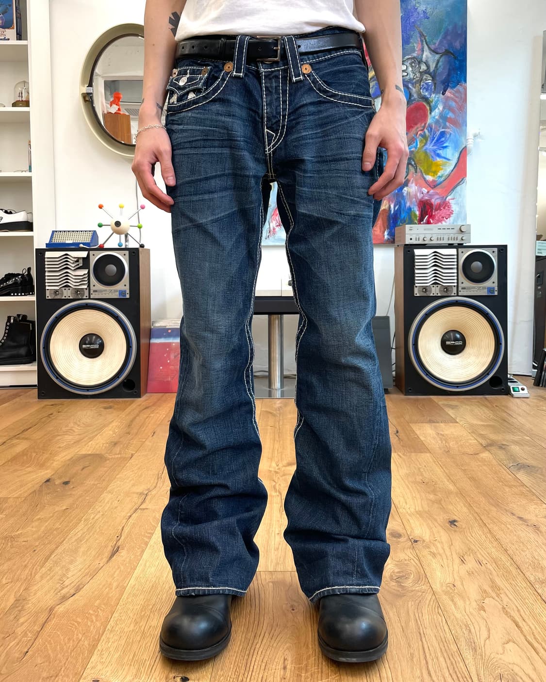 [30] 트루릴리전 부츠컷 데님 팬츠 상품이미지1