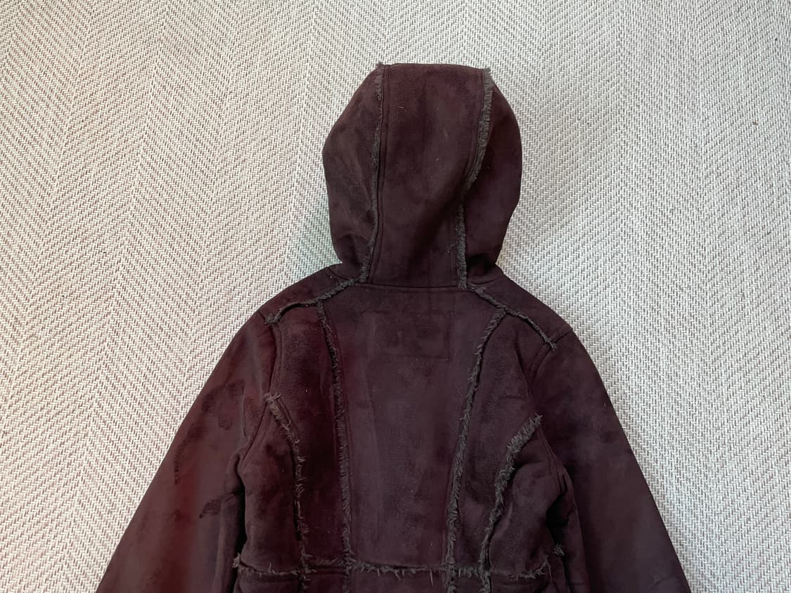 Hawke 빈티지 브라운 스웨이드 퍼라이닝 무스탕 집업 J03782 상품이미지9