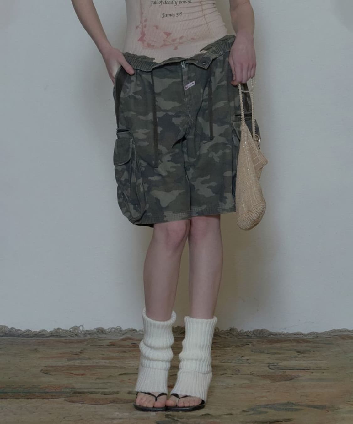 스컬프터 트윌 카고 하프 팬츠 포레스트 카모 상품이미지1