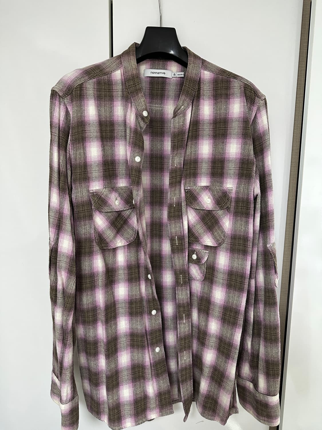 논네이티브 논칼라 셔츠 상품이미지1