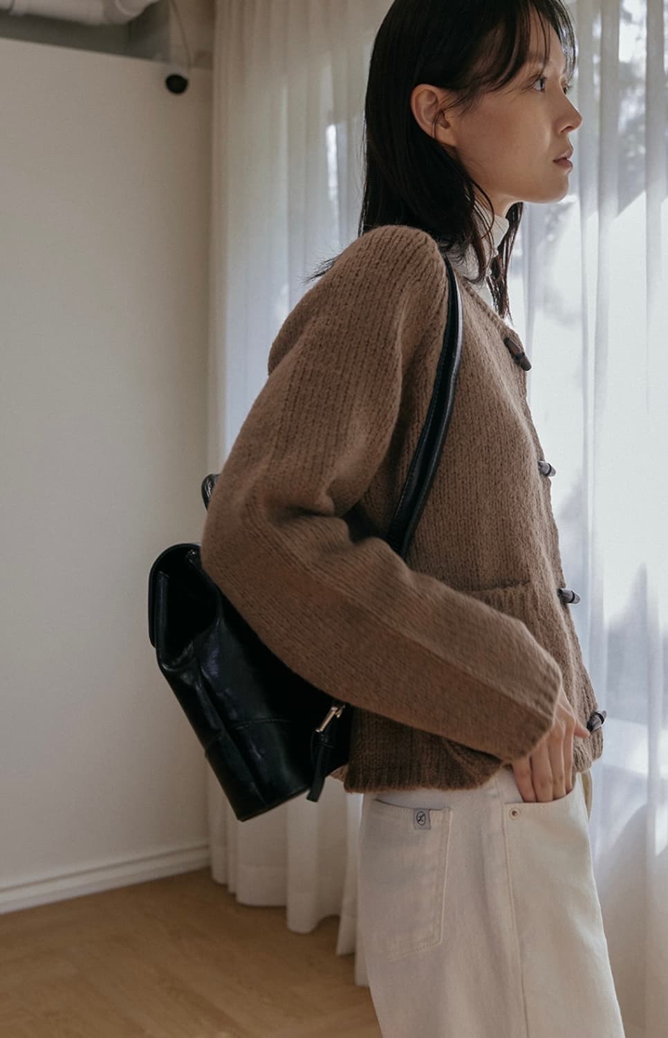 라미네즈 샐리 미니 백팩 블랙색상 상품이미지4