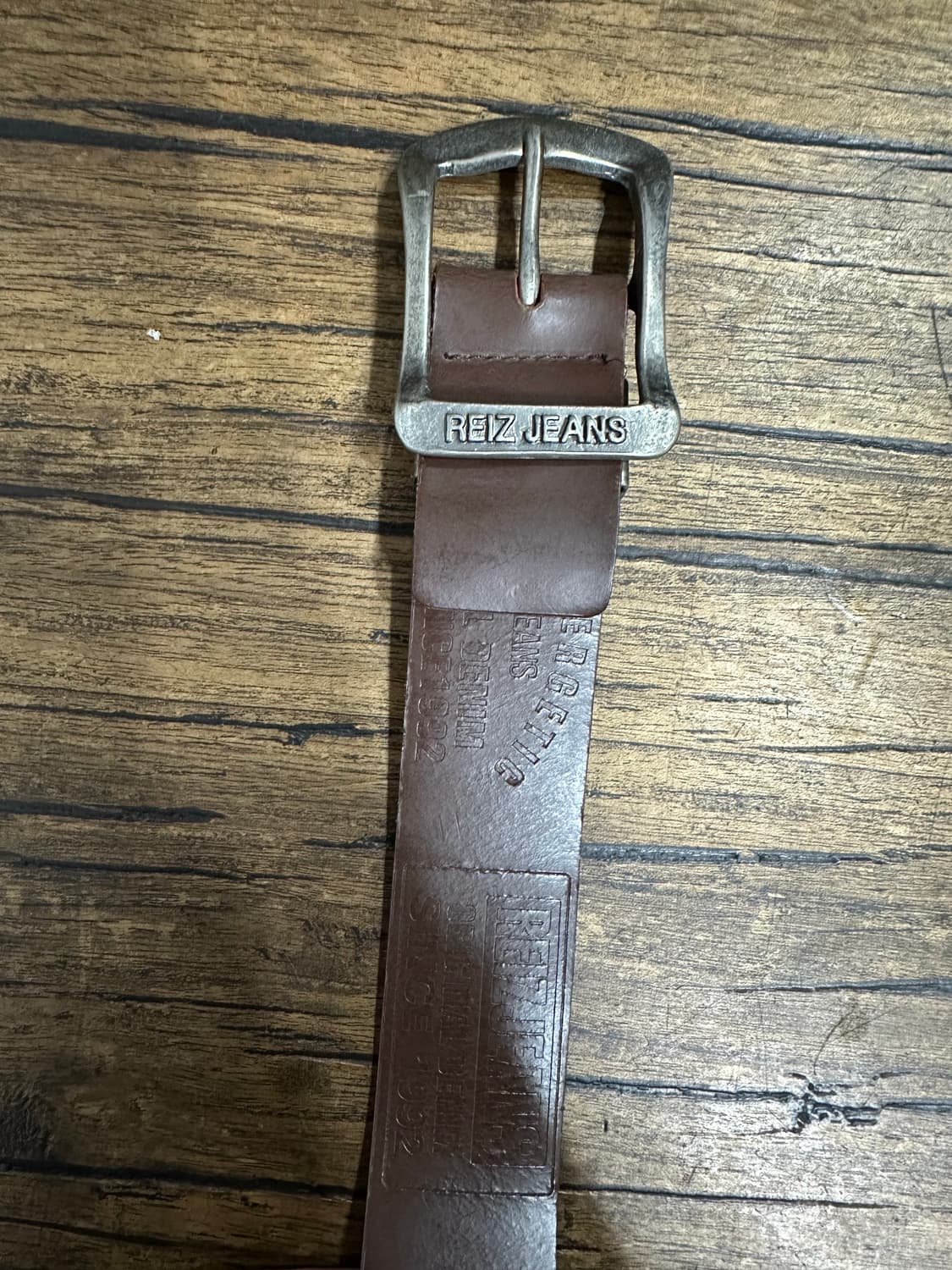 REIZ JEANS Genuine Leather 빈티지 가죽 벨트 상품이미지3