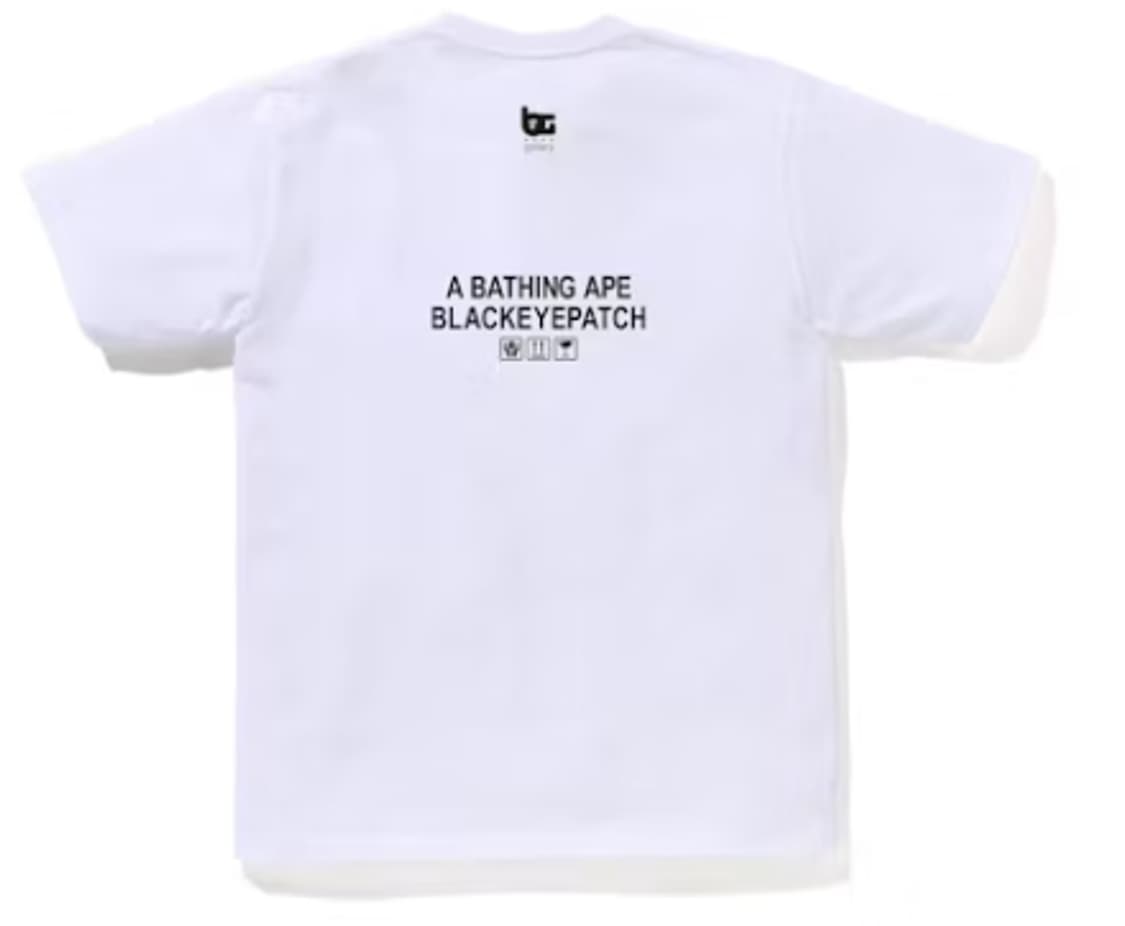 [XL] 베이프 갤러리 X 블랙아이 패치 ABC 블루카모 레터링 반팔티 상품이미지2