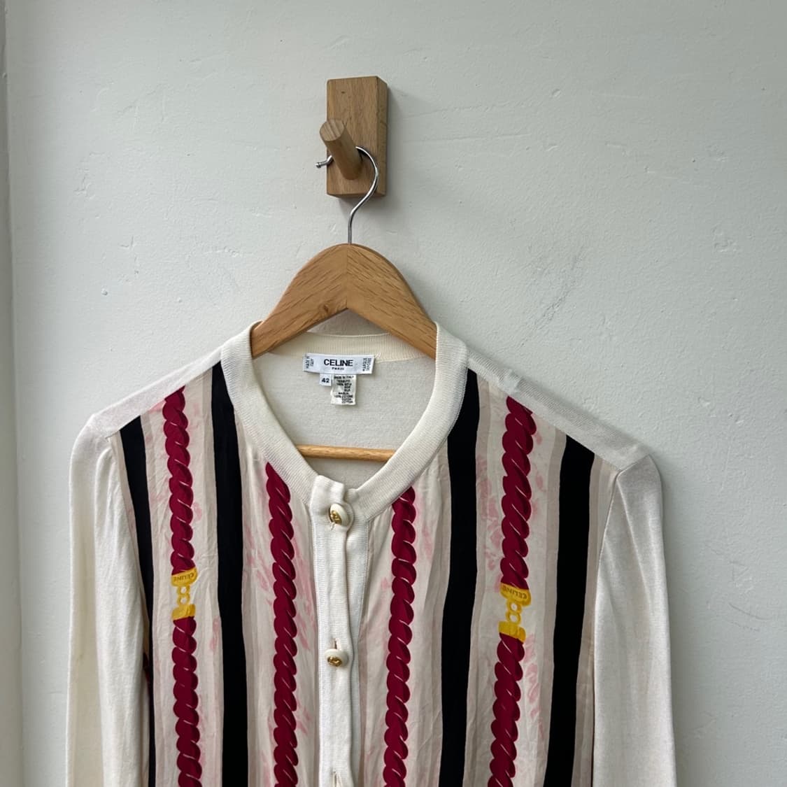 15903 - 셀린느 프린팅 버튼 가디건 상품이미지1