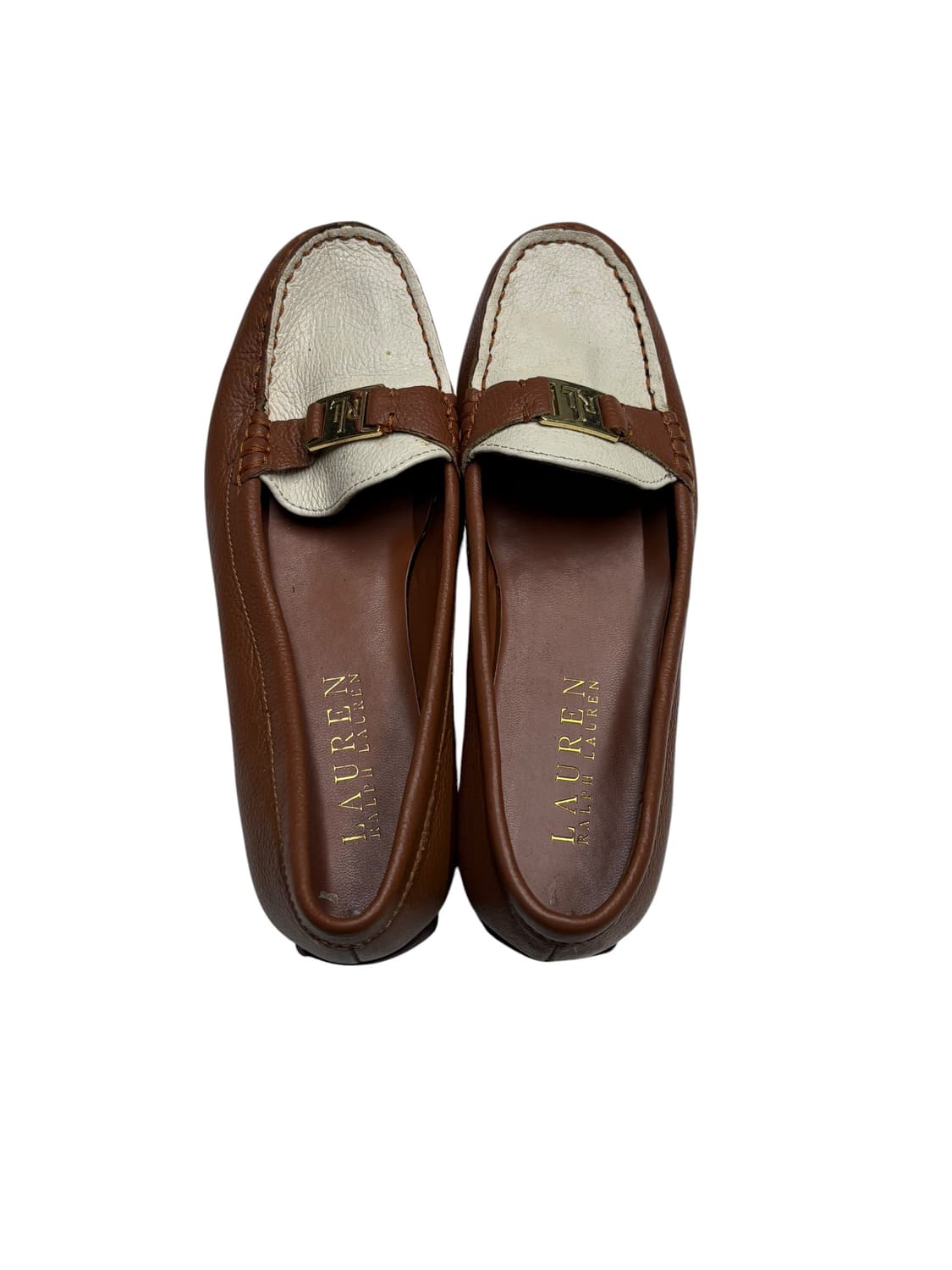 240) Ralph Lauren 투톤 레더 드라이빙 로퍼 상품이미지4