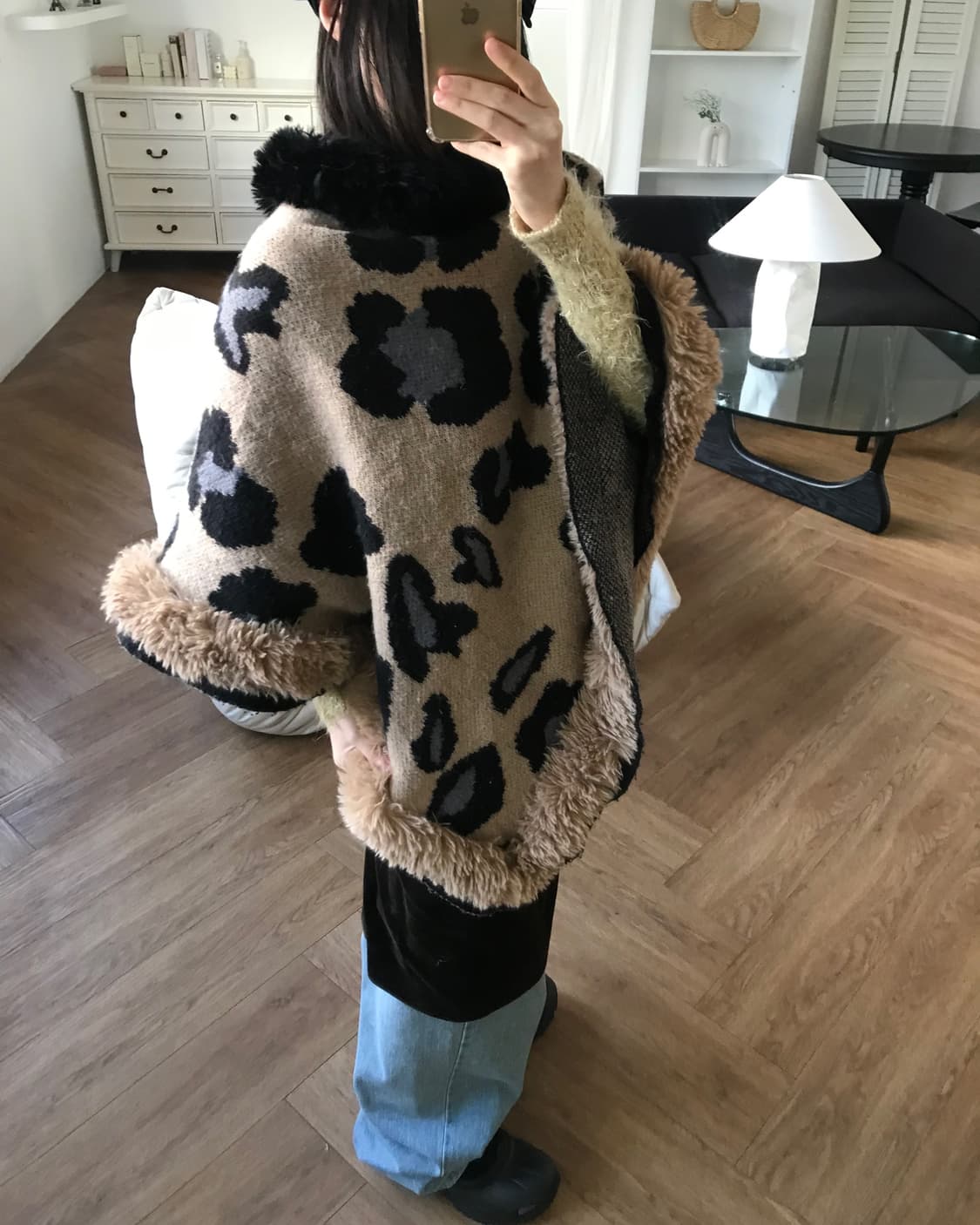 vintage fur cape 상품이미지2