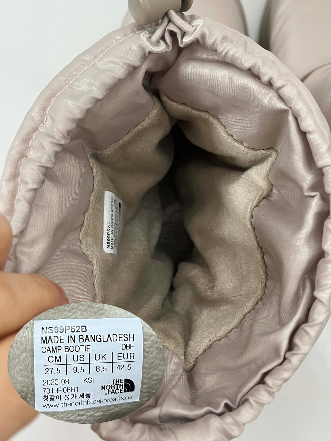 노스페이스 캠프 부티 패딩부츠 275 상품이미지6